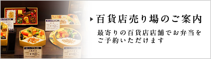 百貨店売り場のご案内